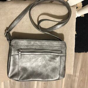 Tanjay Ladies Pearl Grey Handbag/Purse